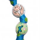 Handpainted Fragile X Keychain