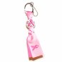 Handpainted Breast Cancer Awareness Keychain Clip