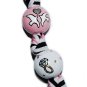 Wedding Day Bride Engagement Handpainted Keychain - Pink