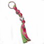 Funky Hearts Handpainted Keychain