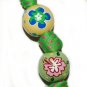 Tropical Turtle Handpainted Keychain