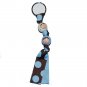 Personalized Mom's Children Faces 2 Bead Handpainted Grosgrain Ribbon Keychain-Special Order