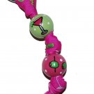 Hot Pink Sweety Martini Handpainted Keychain