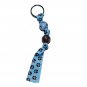 Blue Puppy Dog Paws Handpainted Keychain