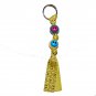 Colorful Yellow Smiley Face Handpainted Keychain