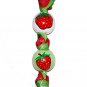 Yummy Strawberry Handpainted Keychain