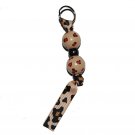Handpainted Cheetah Zipper Pull