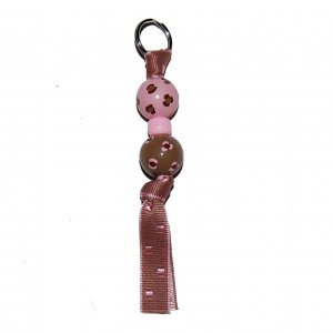 Hand-painted Pink Cheetah Zipper Pull