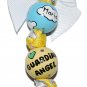 Guardian Angel Inspiration Hand-painted Keychain