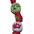 Coupon Queen Handpainted Keychain