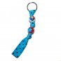 *New*- Hand-painted Autism Awareness Heart Grosgrain Ribbon Keychain