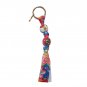 Fiesta Party Hand Painted Keychain (flower ribbon)