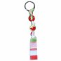Master Chef Inspired Hand Painted Grosgrain Ribbon Keychain