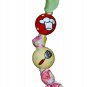 Master Chef Inspired Hand Painted Grosgrain Ribbon Keychain