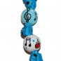 Handpainted Music Teacher Keychain