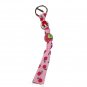 Handpainted Trendy Pencil Teacher Gift Grosgrain Ribbon Keychain