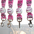 Party Favor Themed Grosgrain Ribbon Lanyards (Fast Pass Holder)