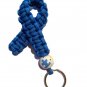 Hand-Painted Autism Awareness Puzzle Paracord Keychain