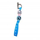 Handpainted Soccer Sports Zipper Pull