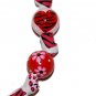 All My Love Heart Handpainted Grosgrain Ribbon Keychain