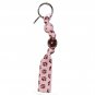 Pink Puppy Dog Paws Handpainted Keychain