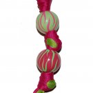 Trendy Hot Pink & Neon Green Zebra