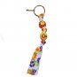 Handpainted Happy Sun & Clouds Keychain