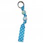 Handpainted Smiling Clouds & Flowers Blue Teacher Keychain