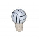 Handpainted Volleyball Wine Stopper