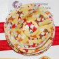Cute Fox Says Handmade Flower Foe Elastic Headband & Matching Hair Tie