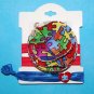 Autism Awareness Puzzle Handmade Flower Foe Elastic Headband & Matching Hair Tie