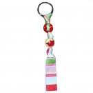 Handpainted Master Chef Inspired Cooking Grosgrain Ribbon Keychain