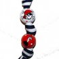 Handpainted Ahoy! Pirates and Hidden Treasure Grosgrain Ribbon Keychain