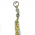 Handpainted Martini & Olives Grosgrain Ribbon Keychain