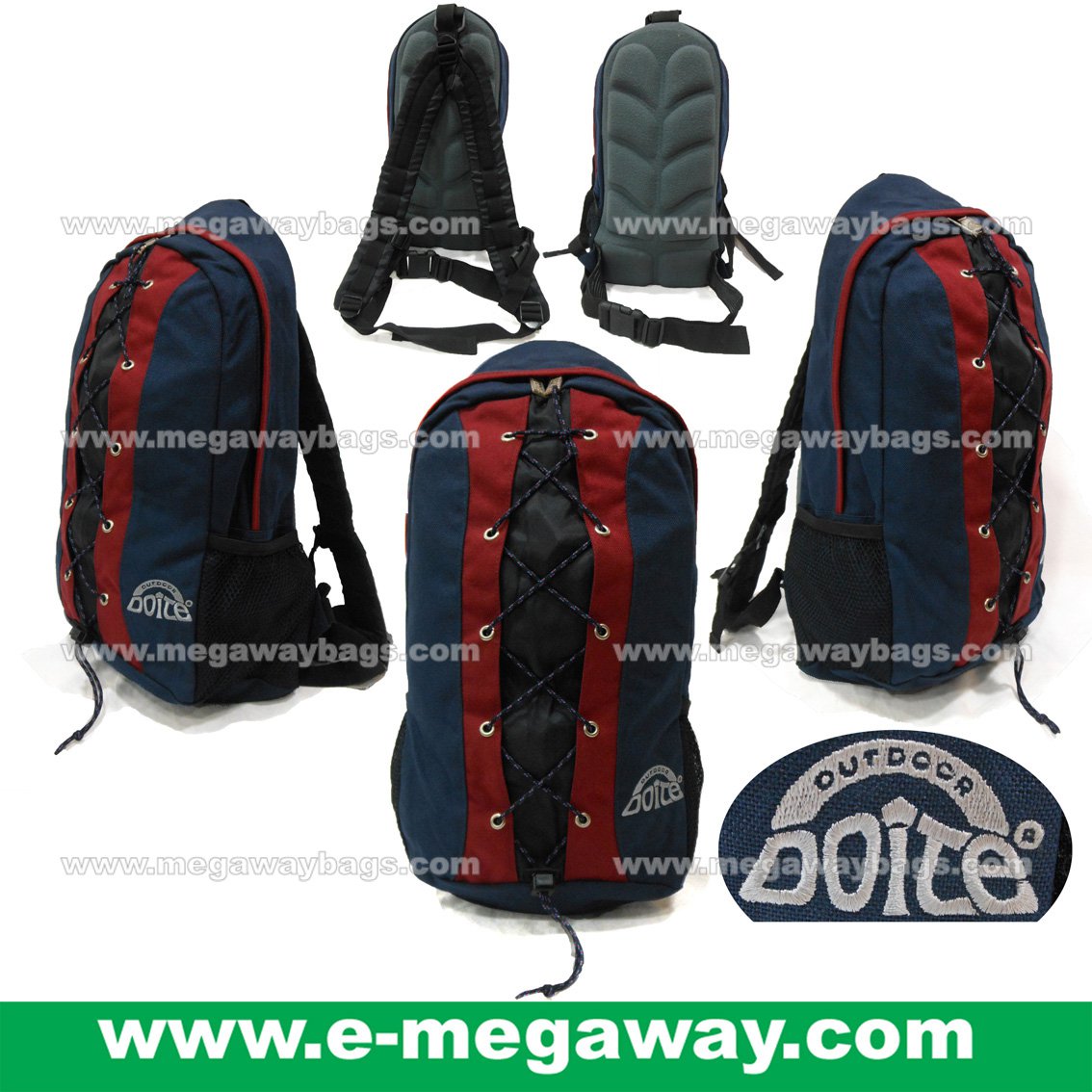 Doite Backpack Nylon Backpack Rucksack Day Pack Hiking Camping Sports Outdoor MegawayBags #CC-0980