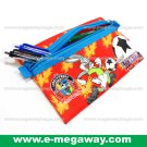 Pigna Loony Tunes Soccer Pencil Case Pouch School Pen Kids Children Bags MegawayBags #CC- 0604