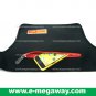 Megaway Black Travel Waist Bag (Adjustable Belt) Purse Pouch Wallet Neoprene MegawayBags #CC-0877
