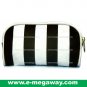 Beauty Amenity Cosmetics Bags Case Sac Pouch Wallets Stripe Printed MegawayBags #CC-0839