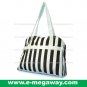 Beauty Amenity Cosmetics Bags Case Sac Pouch Wallets Stripe Printed MegawayBags #CC-0843