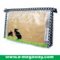 Semi-Transparent See Through Pack Package Travel Sac Reusable Zip Gift Shop Bags #CC- 0796