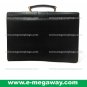 Executive Leather Briefcase Binders Key Lock Portfolios Case Organizer MegawayBags #CC-0941