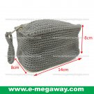 Small Crochet Bags Wallets Zip Pouch Knitted Craft Amenity Accessory MegawayBags #CC-1040