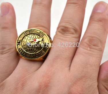 Men ring Replica 18k gold MLB 1907 Chicago CUBS Baseball  World Series Championship ring F