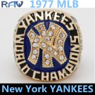 MLB Sport Ring 1977 NY World Series Championship Ring Big Size 11, Gift Rings For Men Gold