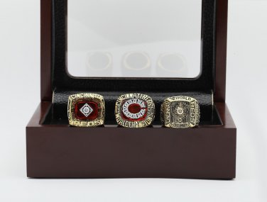MLB Cincinnati Reds 3pcs Fans Championship rings!hot!FREE SHIPPING!Many sizes Replica cham