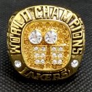 In 2001, the Los Angeles lakers' NBA championship ring replica 10 yards-in Rings from