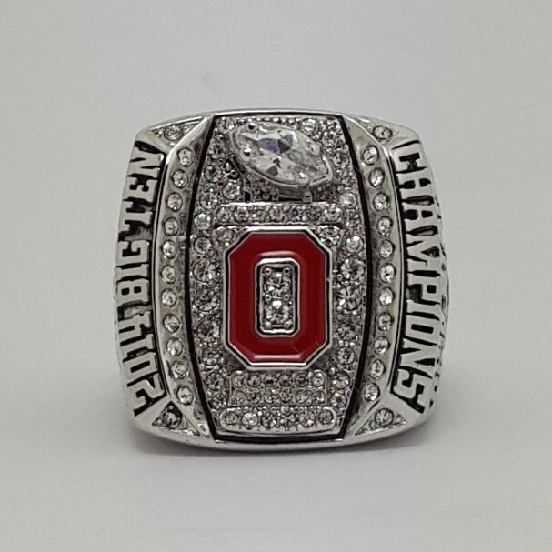 2014 Big Ten Ohio State Buckeyes football Championship Ring NCAA size 8 ...