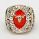 Free Shipping New 2005 University of Texas Rose Bowl Football NCAA Championship Replica Ri