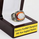 Wholesale A.F.C Brass 1985 New England Patriots Replica Copper 24K gold sports world Champ