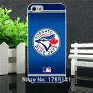 1pcs MLB Toronto Blue Jays hard white Skin Case for iphone 5 5s 4 4g 4S 5c Retail BC1